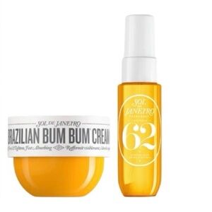 Sol de Janeiro Brazilian Bum Bum Cream and Mist Duo - Vibrant Yellow